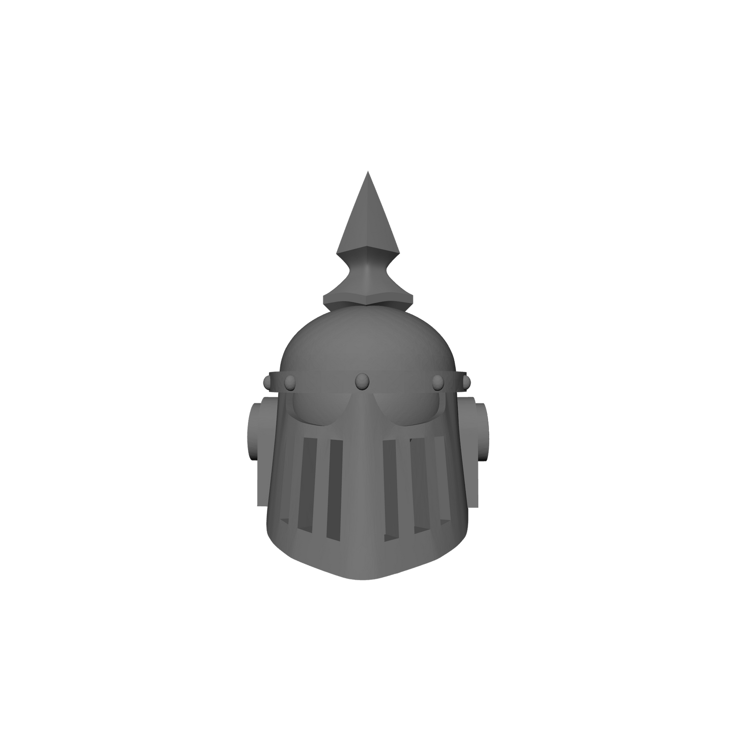 Death Guard MKII Helmet with Spike for JoyToy Loyalist Marine Action Figure Custom 1:18th Scale Head