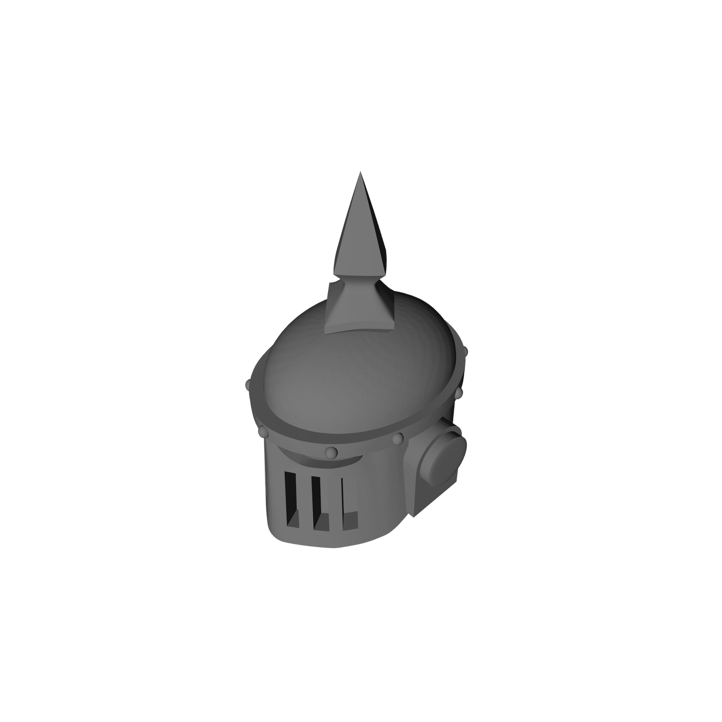 Death Guard MKII Helmet with Spike for JoyToy Loyalist Marine Action Figure Custom 1:18th Scale Head