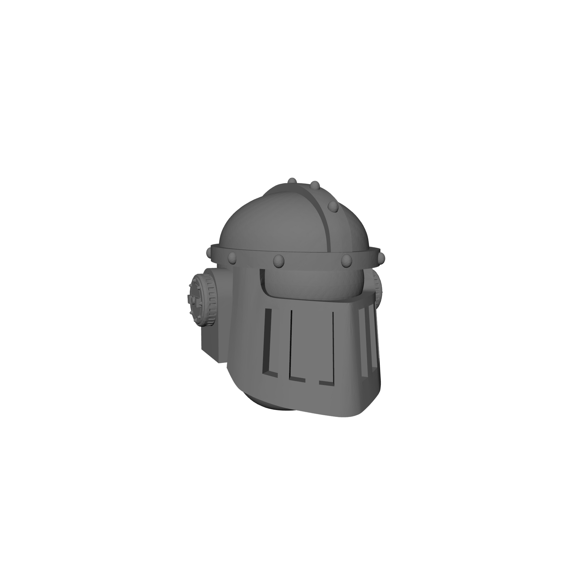 Space Marine G:2 V2 Helmet for JoyToy Grimdark Marine Action Figure Custom 1:18th Scale Head