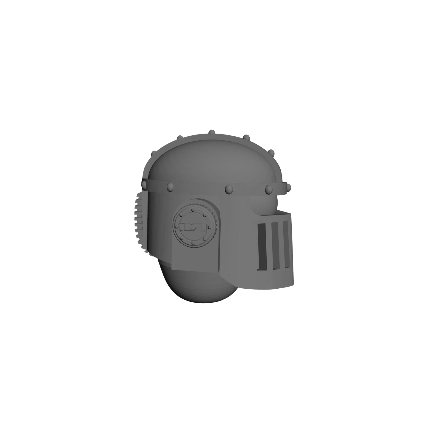 Space Marine G:2 V2 Helmet for JoyToy Grimdark Marine Action Figure Custom 1:18th Scale Head