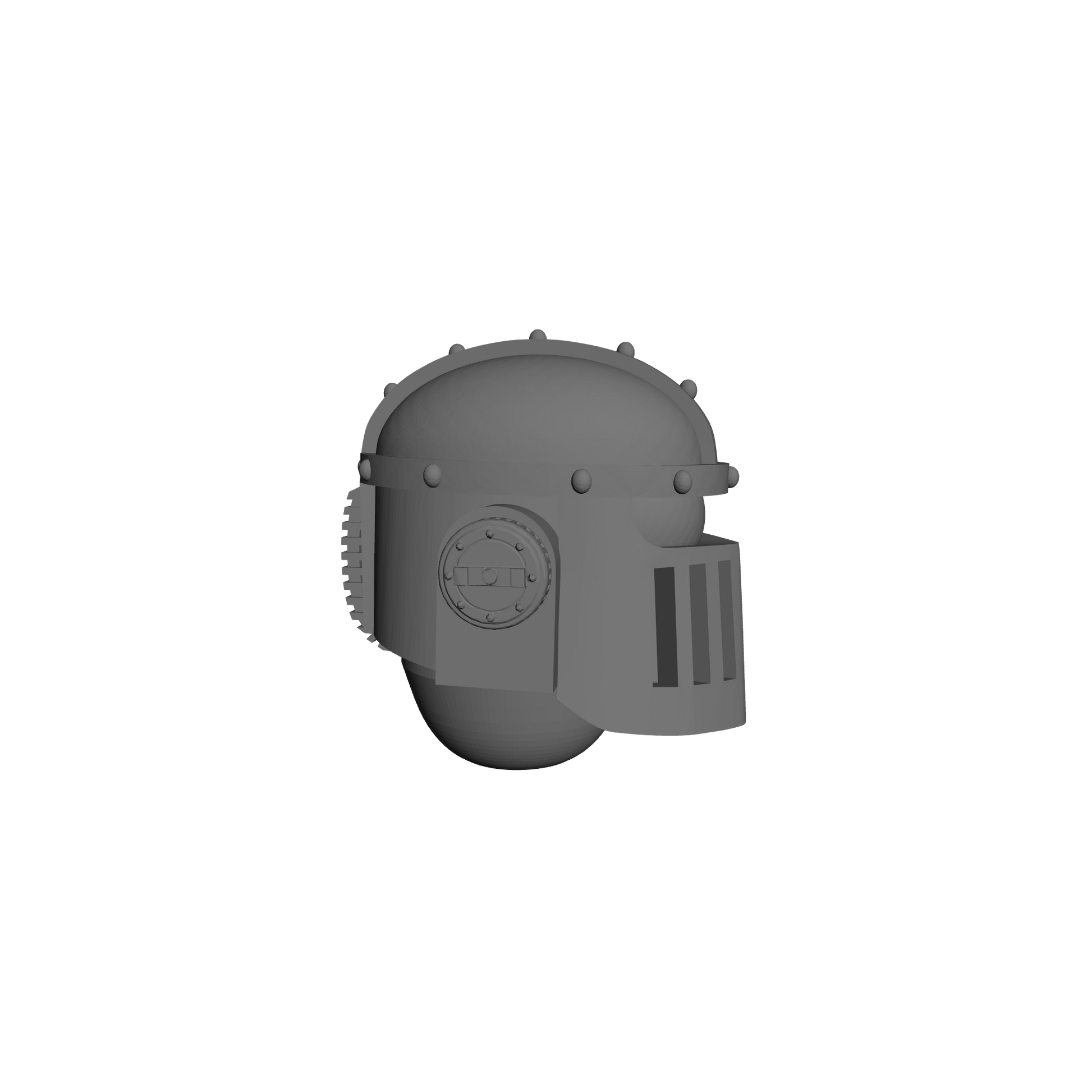 Space Marine G:2 V2 Helmet for JoyToy Grimdark Marine Action Figure Custom 1:18th Scale Head