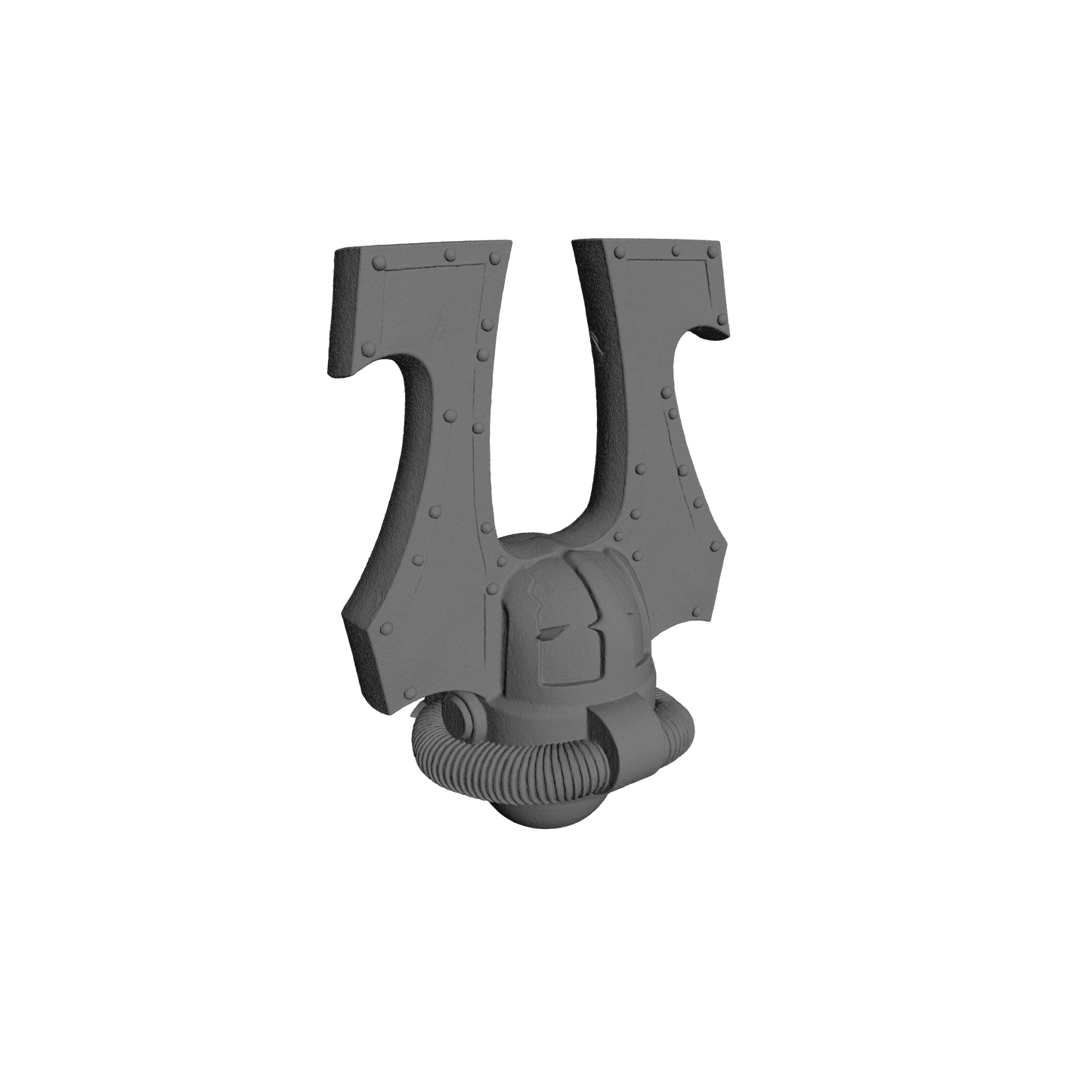 World Eaters Khorne Berzerker Skull Helmet V2 for JoyToy Traitor Marine Action Figures Custom 1:18th Scale Parts