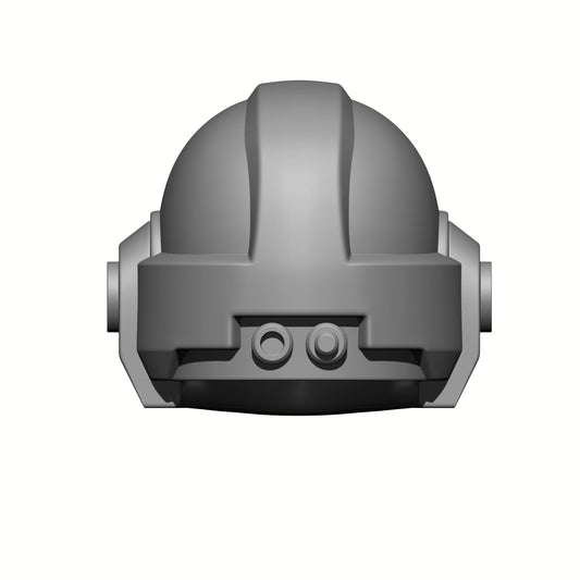 Space Marine Helmet with Single Hose for Warhammer 40K JoyToy Demon Slayer Head Swaps Space Marine 1:18 Action Figure 4" Custom Parts
