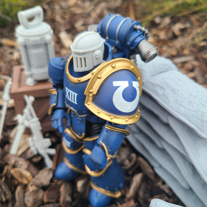 Iron Warriors Legion MKIII Helmet for JoyToy Grimdark Marine Action Figure Custom 1:18th Scale Part