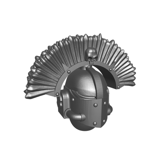 Battle Brother MK IV Helmet with Crest for JoyToy Marine Action Figures 1:18th Scale Custom Parts