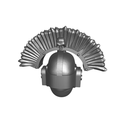 Battle Brother MK IV Helmet with Crest for JoyToy Marine Action Figures 1:18th Scale Custom Parts