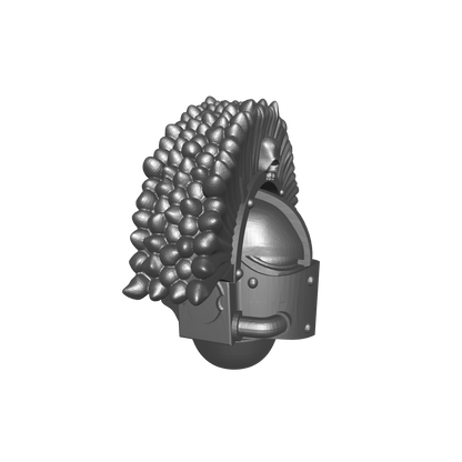 Battle Brother MK IV Helmet with Crest for JoyToy Marine Action Figures 1:18th Scale Custom Parts