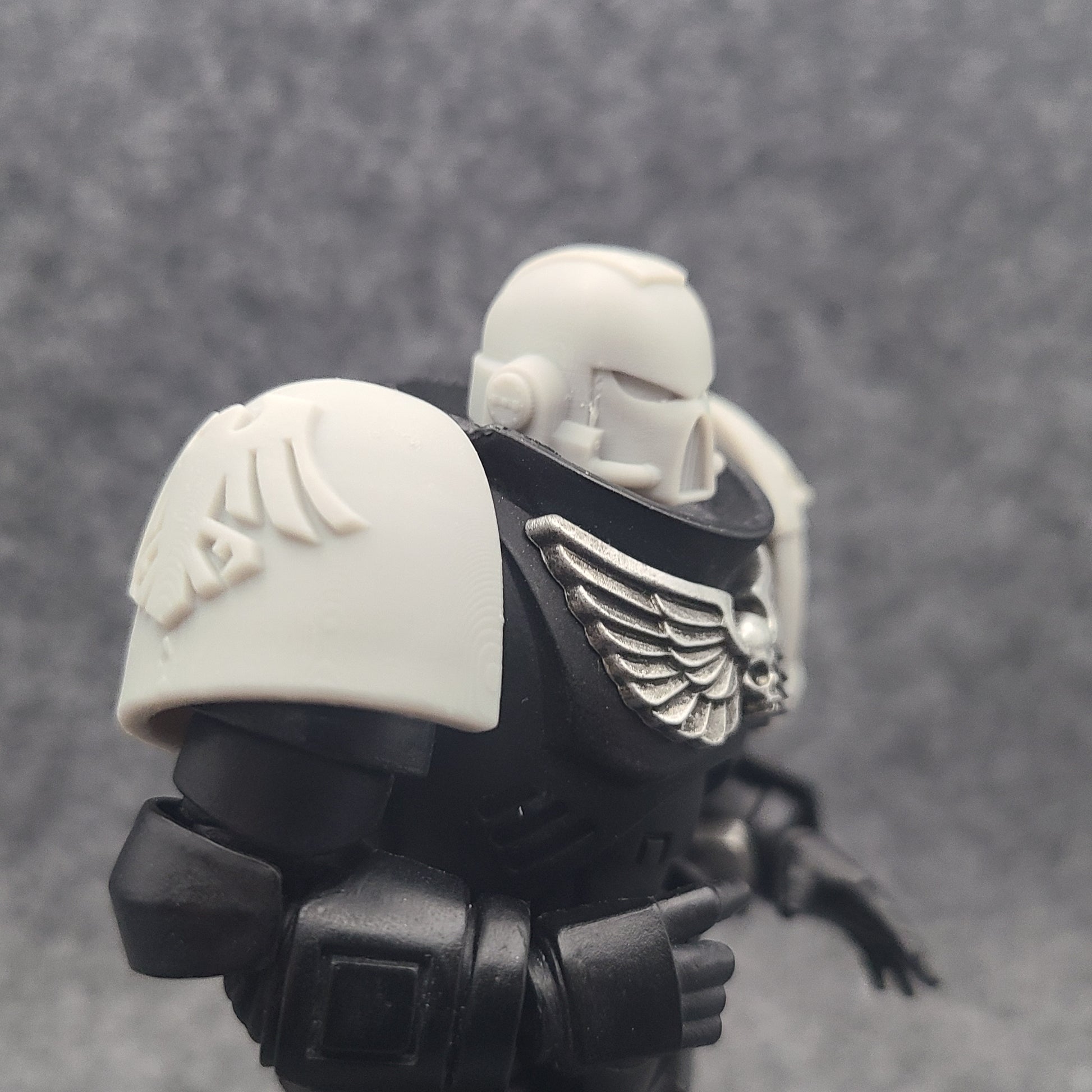 MK VII Helmet for JoyToy Loyalists Marine Action Figures Custom 1:18th Scale Head Swap