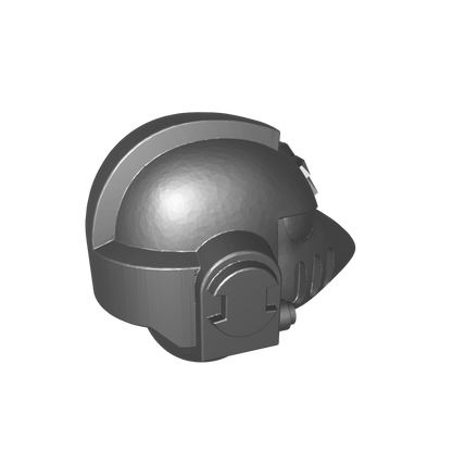 Black Templars Chapter Helmet MKVI Corvus Ver. 01 for JoyToy Grimdark Marine Action Figures Custom Parts