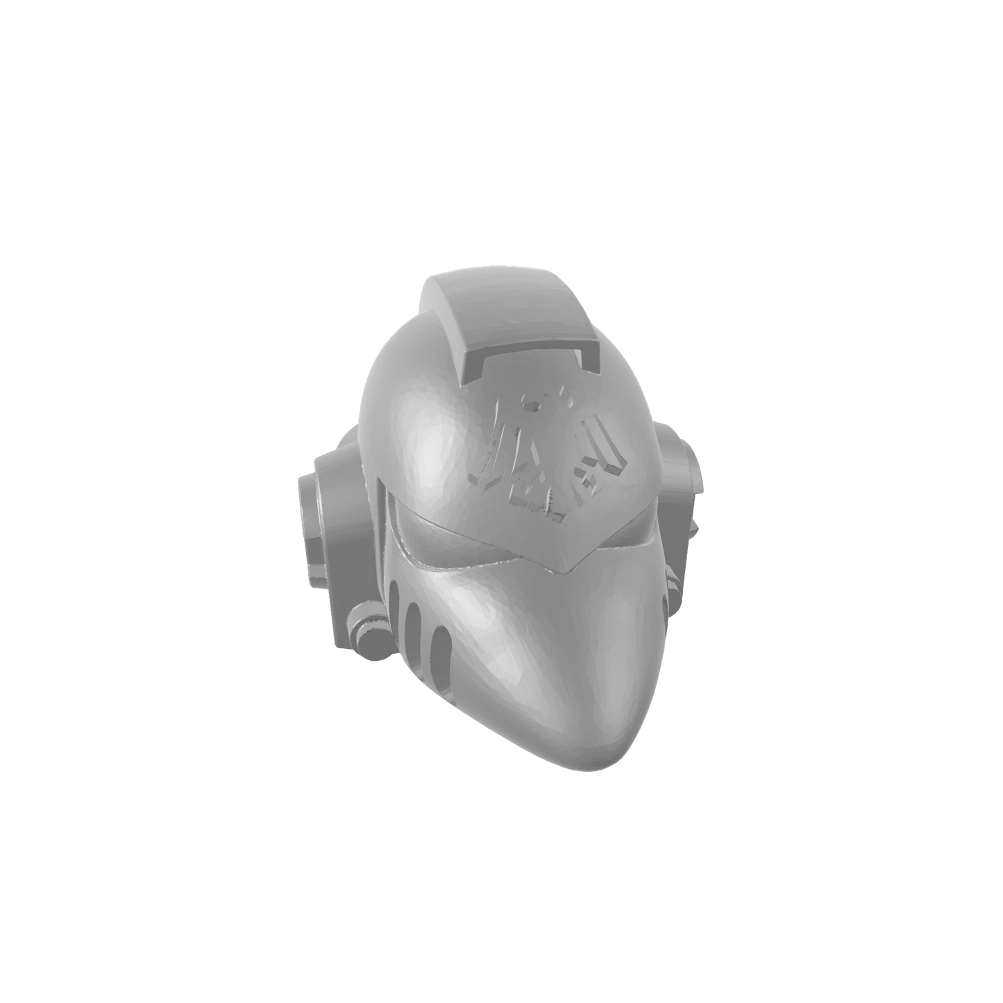 Custom Raven Guard Helmet MKVI Corvus Ver. 01 for JoyToy Grimdark Marine Action Figures
