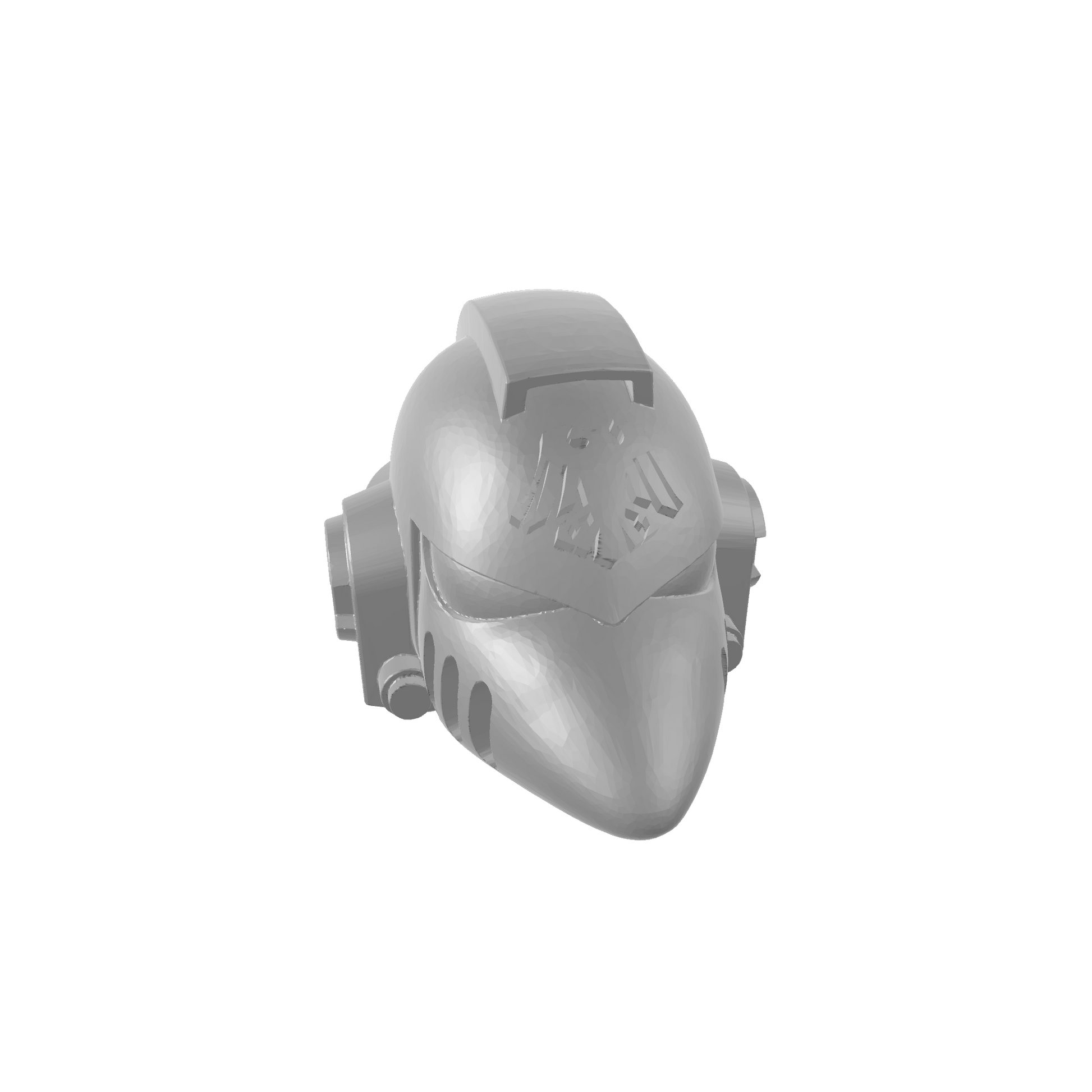 Custom Raven Guard Helmet MKVI Corvus Ver. 01 for JoyToy Grimdark Marine Action Figures
