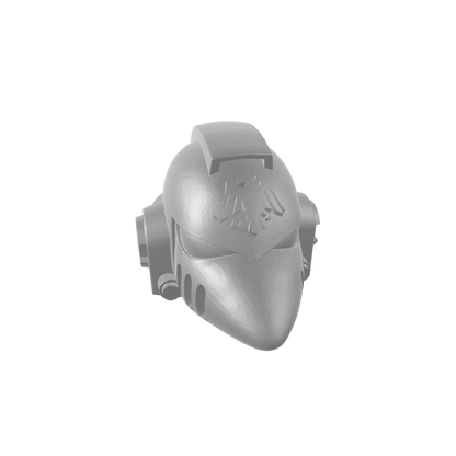 Custom Raven Guard Helmet MKVI Corvus Ver. 01 for JoyToy Grimdark Marine Action Figures