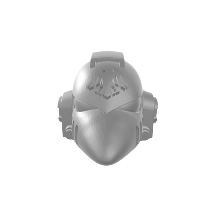 Custom Raven Guard Helmet MKVI Corvus Ver. 01 for JoyToy Grimdark Marine Action Figures