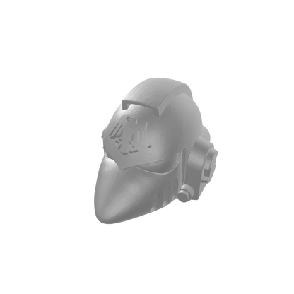 Custom Raven Guard Helmet MKVI Corvus Ver. 01 for JoyToy Grimdark Marine Action Figures