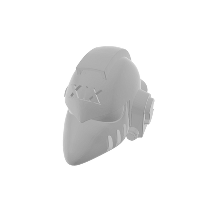 Custom Raven Guard Helmet MKVI Corvus Ver. 01 Legion Number XIX for JoyToy Space Marine Action Figures