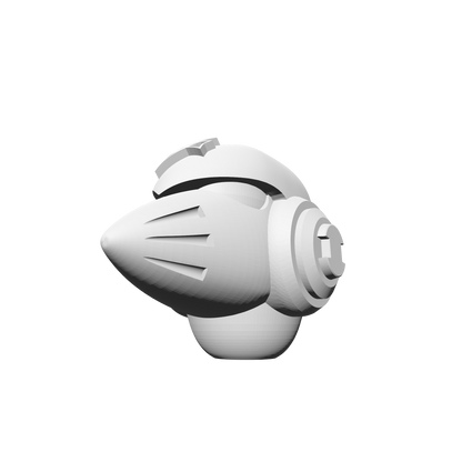 White Scars Legion MKVI Corvus Helmet V2 for JoyToy Loyalist Marine 1:18th Scale Action Figure