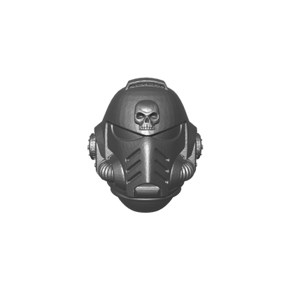 Veteran MK X Helmet with Skull for JoyToy Loyalist Marine Action Figures Custom 1:18th Scale Head Swap