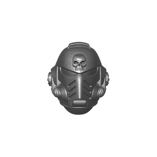 Veteran MK X Helmet with Skull for JoyToy Loyalist Marine Action Figures Custom 1:18th Scale Head Swap