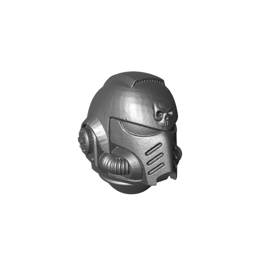 Veteran MK X Helmet with Skull for JoyToy Loyalist Marine Action Figures Custom 1:18th Scale Head Swap