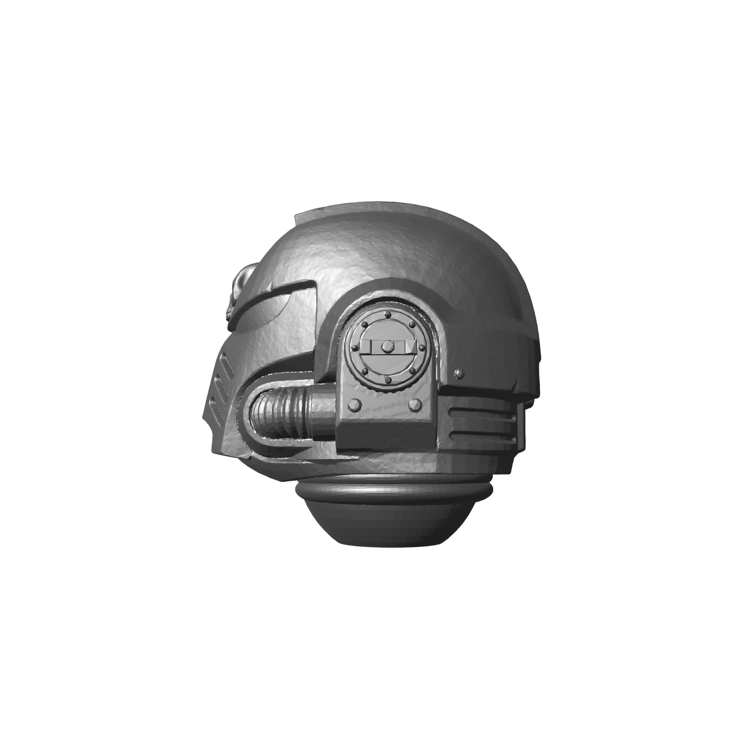 Veteran MK X Helmet with Skull for JoyToy Loyalist Marine Action Figures Custom 1:18th Scale Head Swap
