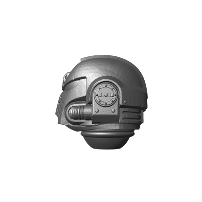 Veteran MK X Helmet with Skull for JoyToy Loyalist Marine Action Figures Custom 1:18th Scale Head Swap