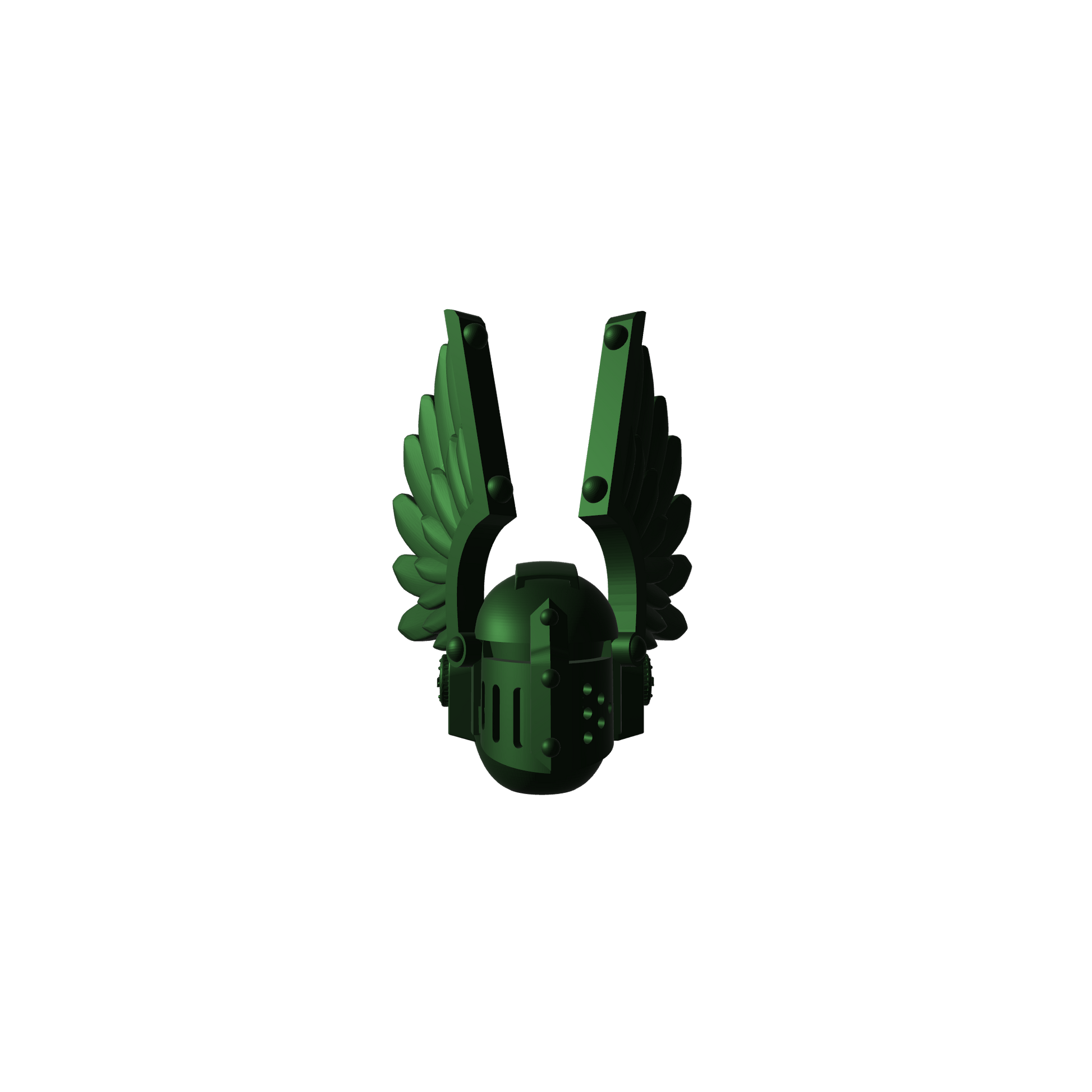 Dark Angels Legion MKIII Winged Helmet for JoyToy Loyalists Marine Action Figures Custom 1:18th Scale Head Swap