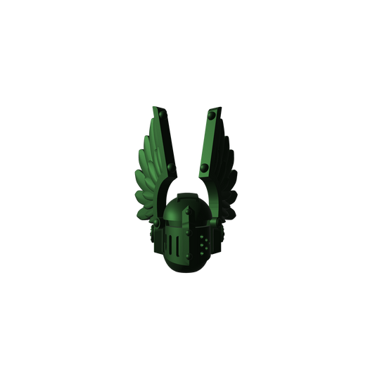 Dark Angels Legion MKIII Winged Helmet for JoyToy Loyalists Marine Action Figures Custom 1:18th Scale Head Swap
