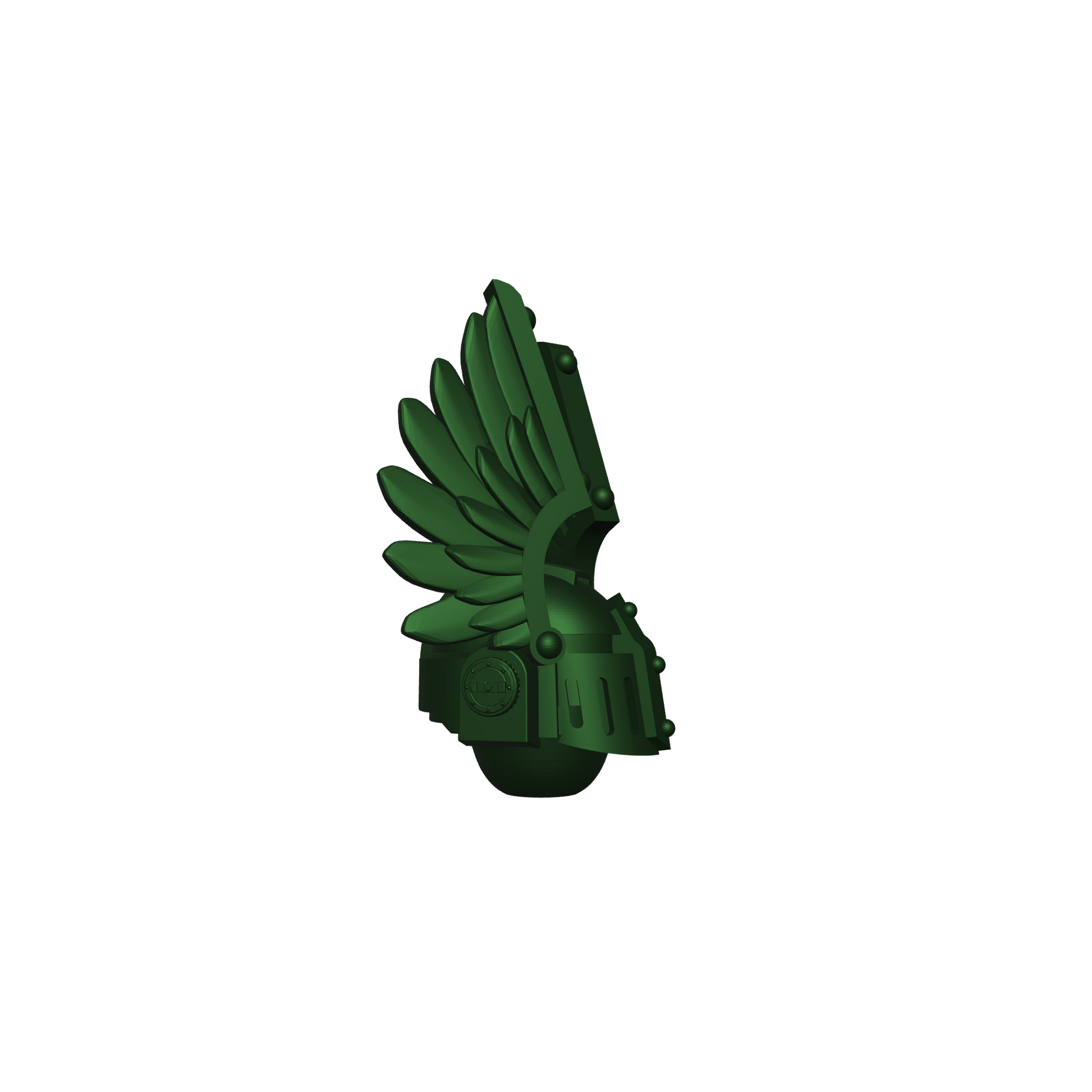Dark Angels Legion MKIII Winged Helmet for JoyToy Loyalists Marine Action Figures Custom 1:18th Scale Head Swap