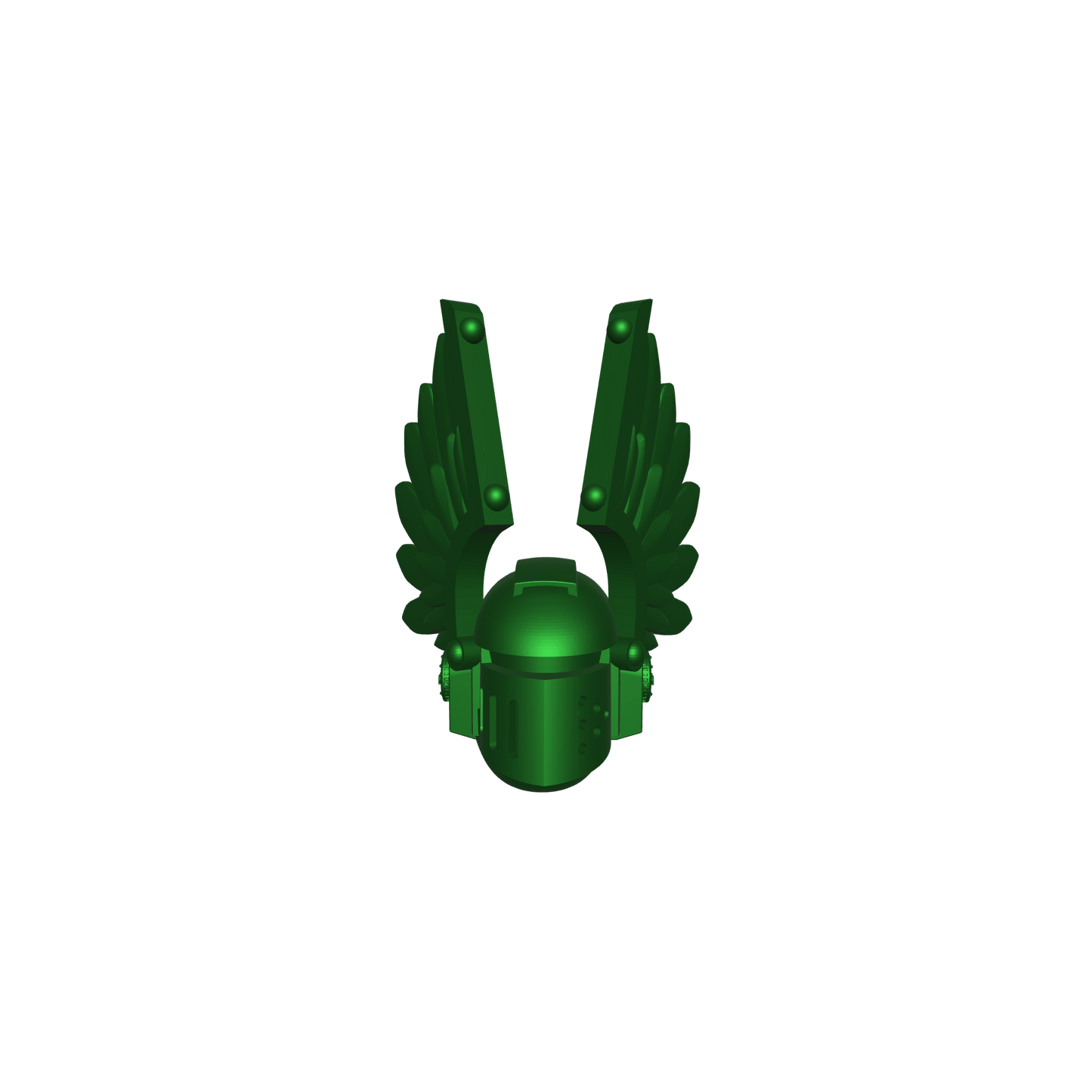 Dark Angels Legion MKIII Winged Helmet Ver. 2 for JoyToy Loyalists Marine Action Figures Custom 1:18th Scale Head Swap