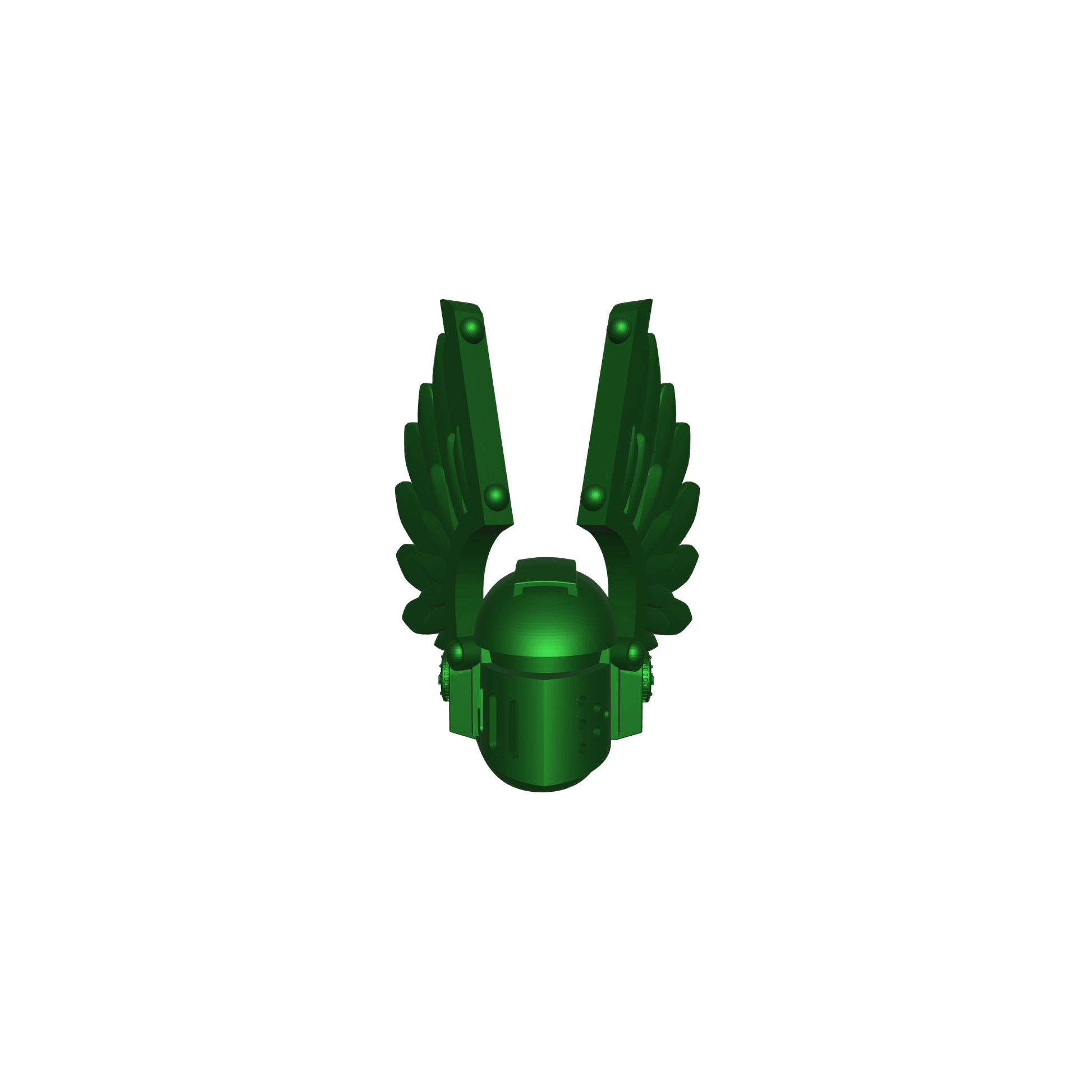 Dark Angels Legion MKIII Winged Helmet Ver. 2 for JoyToy Loyalists Marine Action Figures Custom 1:18th Scale Head Swap
