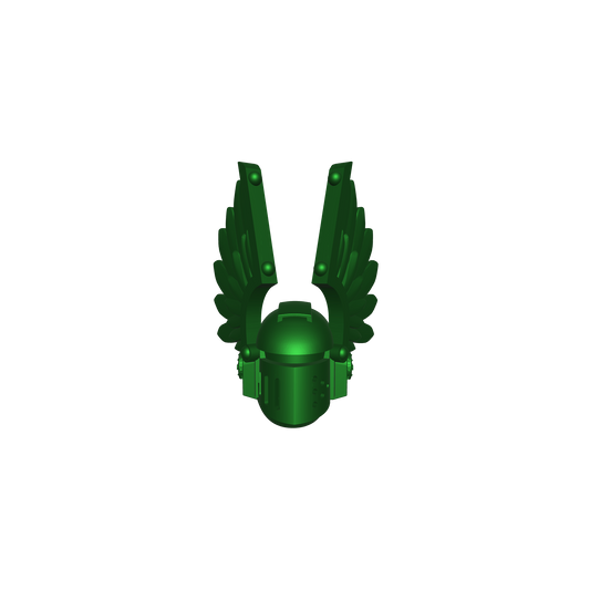 Dark Angels Legion MKIII Winged Helmet Ver. 2 for JoyToy Loyalists Marine Action Figures Custom 1:18th Scale Head Swap