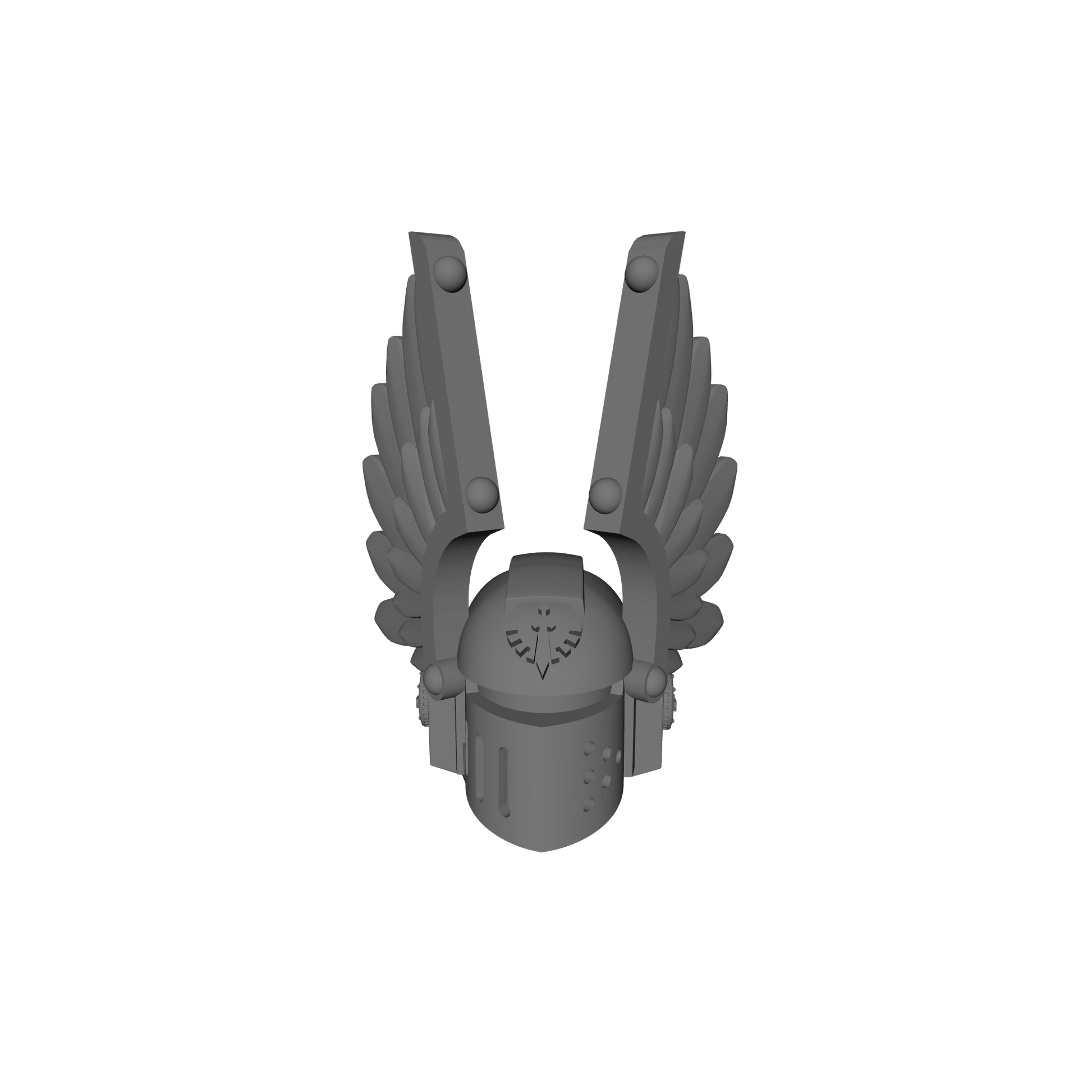 Dark Angels Legion MKIII Winged Helmet Ver. 2 Icon for JoyToy Loyalists Marine Action Figures Custom 1:18th Scale Head Swap