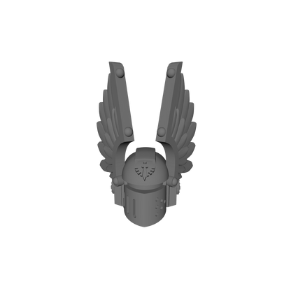 Dark Angels Legion MKIII Winged Helmet Ver. 2 Icon for JoyToy Loyalists Marine Action Figures Custom 1:18th Scale Head Swap