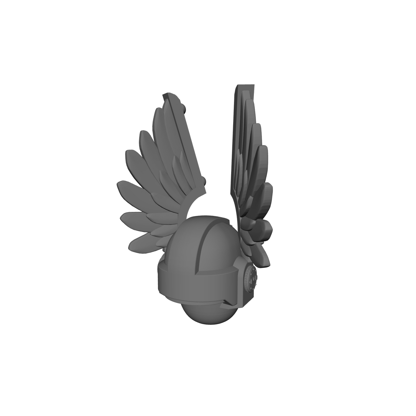 Dark Angels Legion MKIII Winged Helmet Ver. 2 Icon for JoyToy Loyalists Marine Action Figures Custom 1:18th Scale Head Swap