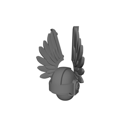 Dark Angels Legion MKIII Winged Helmet Ver. 2 Icon for JoyToy Loyalists Marine Action Figures Custom 1:18th Scale Head Swap