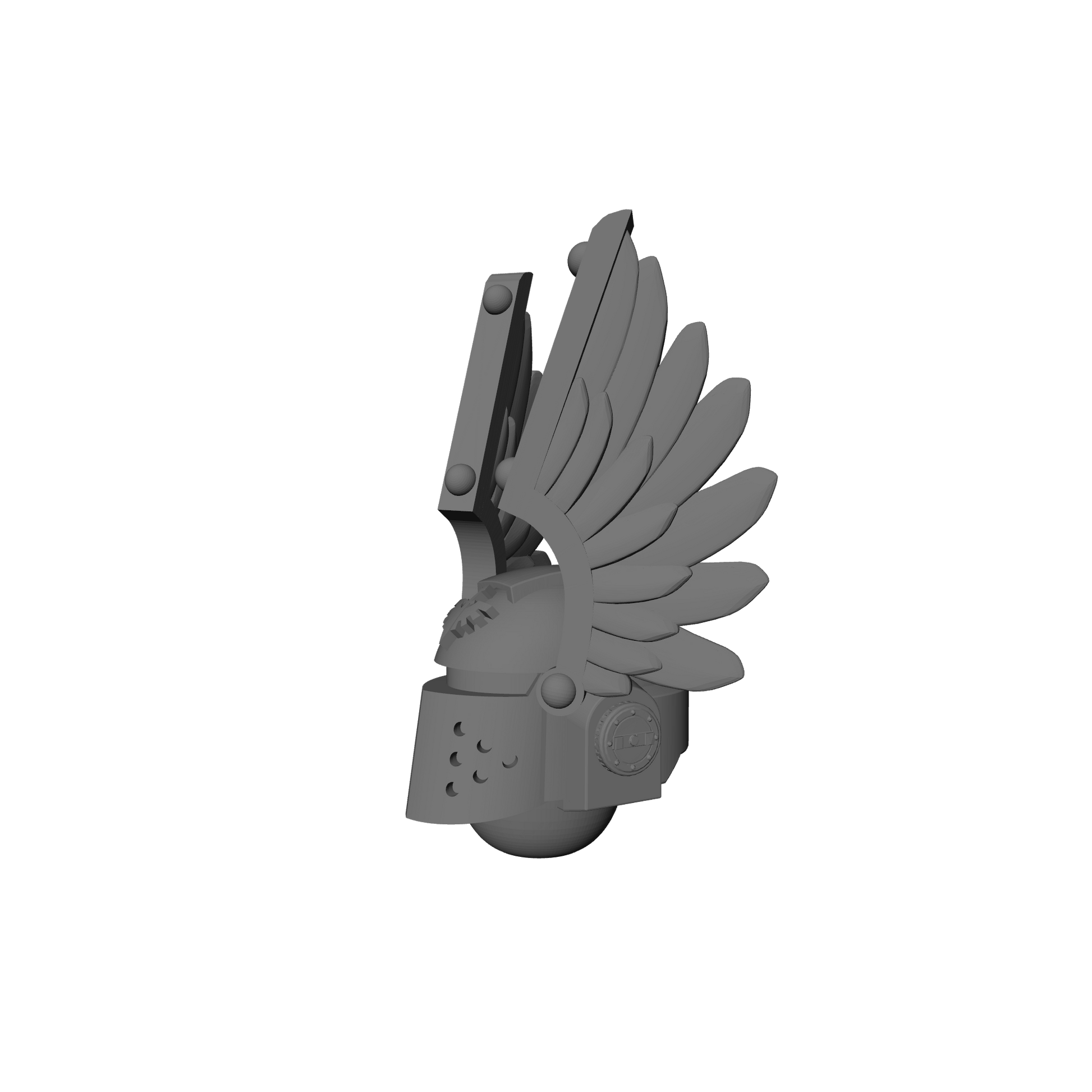Dark Angels Legion MKIII Winged Helmet Ver. 2 Icon for JoyToy Loyalists Marine Action Figures Custom 1:18th Scale Head Swap