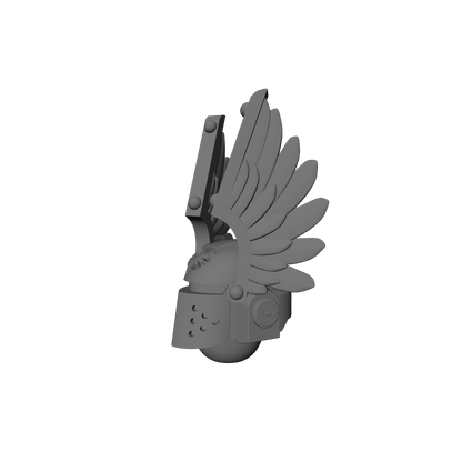 Dark Angels Legion MKIII Winged Helmet Ver. 2 Icon for JoyToy Loyalists Marine Action Figures Custom 1:18th Scale Head Swap