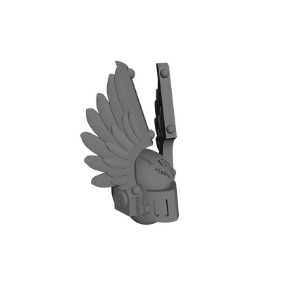 Dark Angels Legion MKIII Winged Helmet Ver. 2 Icon for JoyToy Loyalists Marine Action Figures Custom 1:18th Scale Head Swap