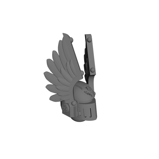 Dark Angels Legion MKIII Winged Helmet Ver. 2 Icon for JoyToy Loyalists Marine Action Figures Custom 1:18th Scale Head Swap