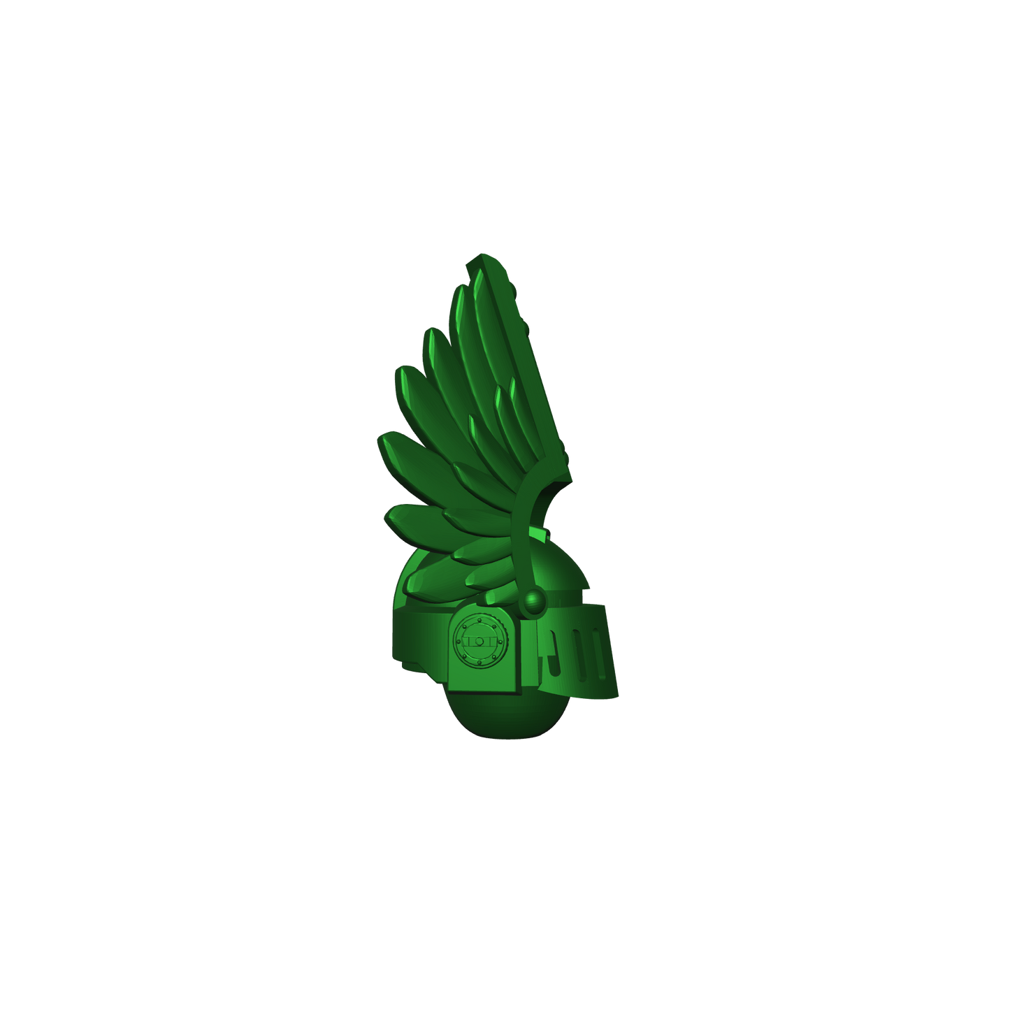 Dark Angels Legion MKIII Winged Helmet Ver. 2 for JoyToy Loyalists Marine Action Figures Custom 1:18th Scale Head Swap