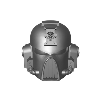 Deathwatch Mark VII Helmet with Inquisition Icon for JoyToy Grimdark Marine Action Figures Custom 1:18th Scale Upgrade