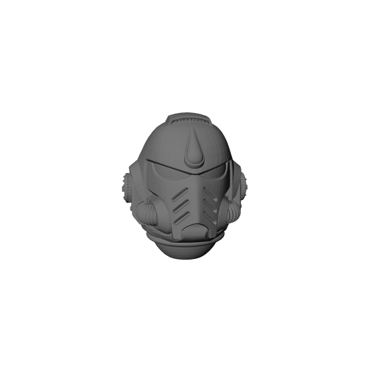 Blood Angels Chapter MK X Helmet Swap for JoyToy Space Marine Action Figures Custom 1:18th Scale Parts
