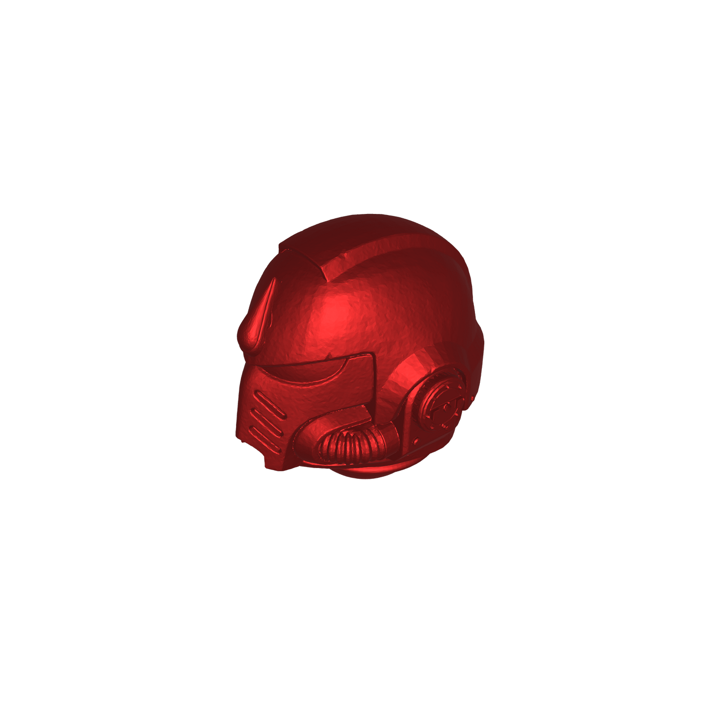 Blood Angels Chapter MK X Helmet Swap for JoyToy Space Marine Action Figures Custom 1:18th Scale Parts