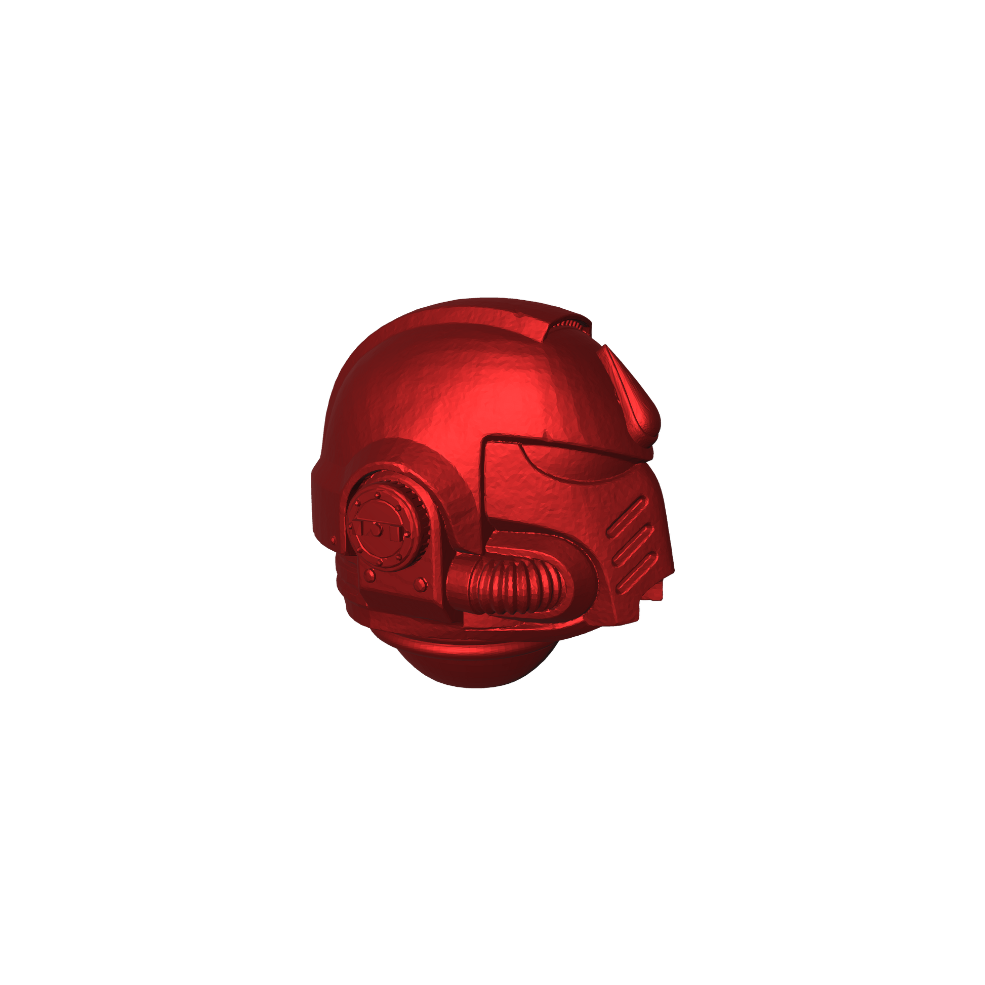 Blood Angels Chapter MK X Helmet Swap for JoyToy Space Marine Action Figures Custom 1:18th Scale Parts
