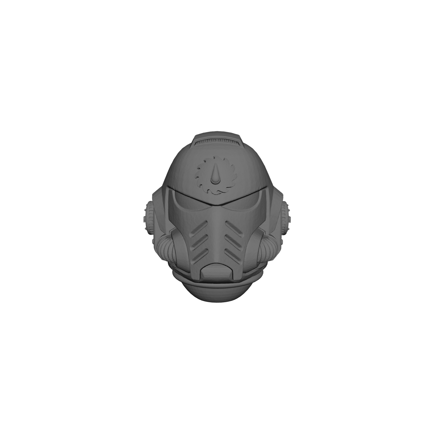 Flesh Tearers Chapter MK X Helmet Swap for JoyToy Space Marine Action Figures Custom 1:18th Scale Parts
