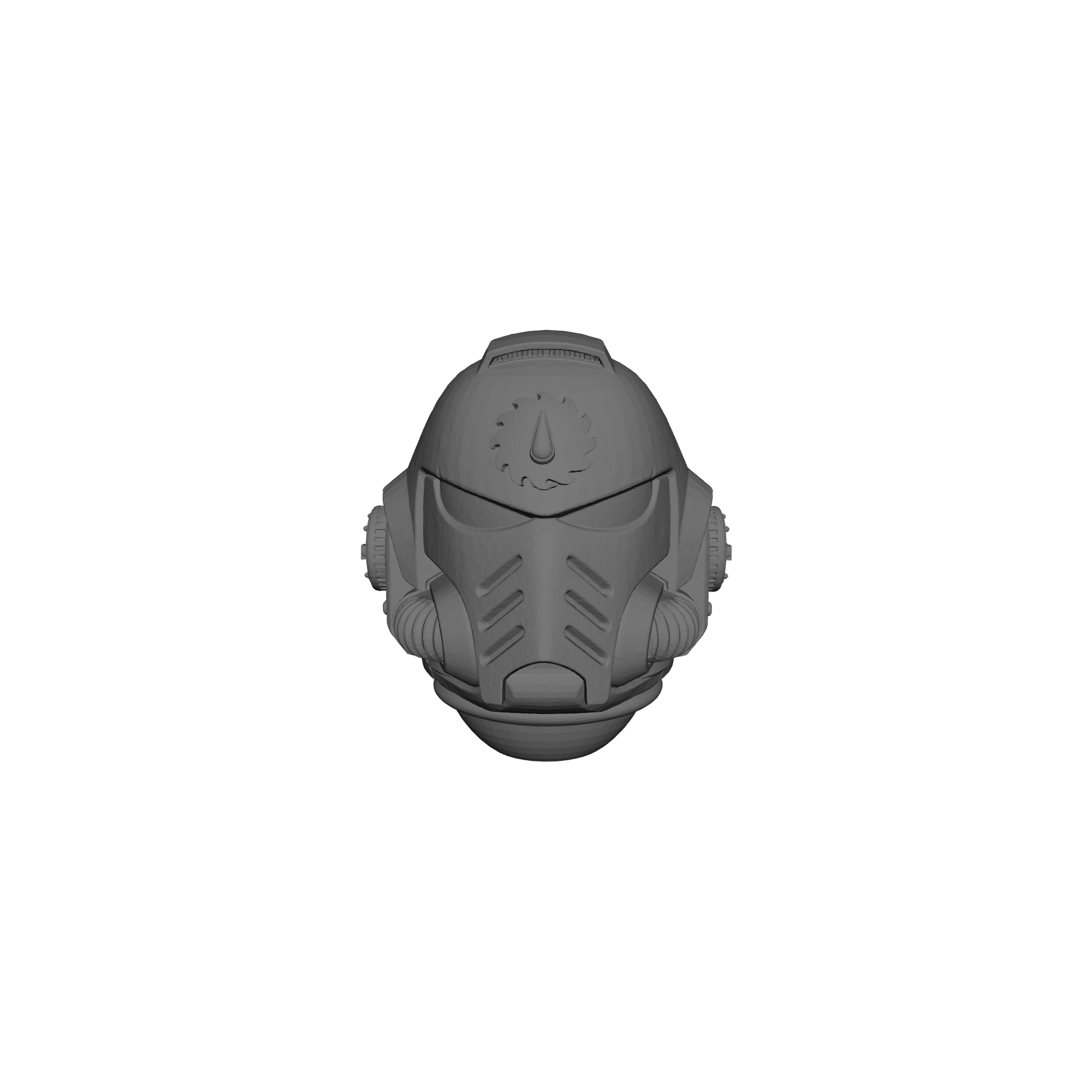 Flesh Tearers Chapter MK X Helmet Swap for JoyToy Space Marine Action Figures Custom 1:18th Scale Parts