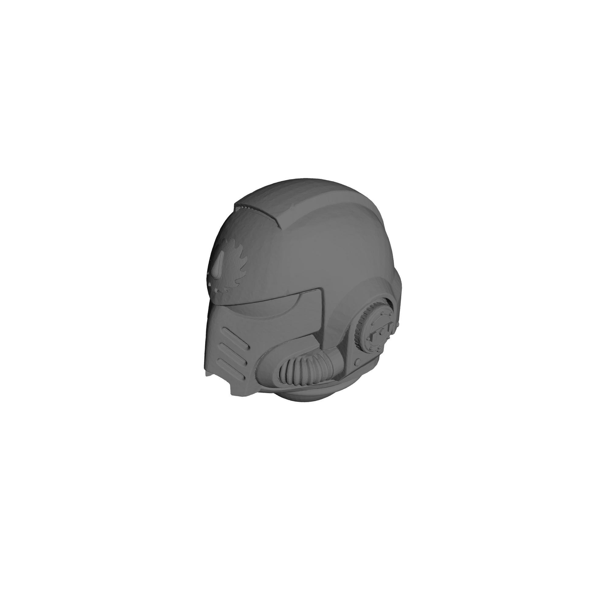 Flesh Tearers Chapter MK X Helmet Swap for JoyToy Space Marine Action Figures Custom 1:18th Scale Parts