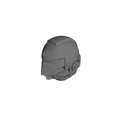 Flesh Tearers Chapter MK X Helmet Swap for JoyToy Space Marine Action Figures Custom 1:18th Scale Parts