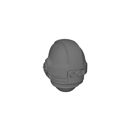 Flesh Tearers Chapter MK X Helmet Swap for JoyToy Space Marine Action Figures Custom 1:18th Scale Parts