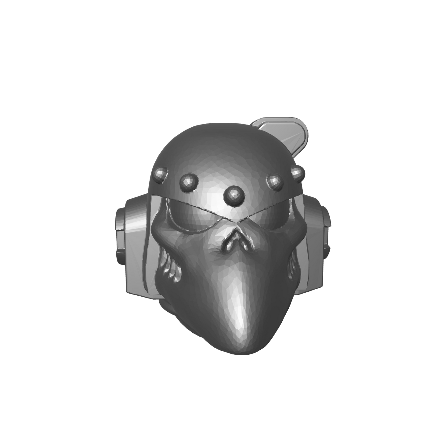 Legion of the Damned Chapter Helmet MKVI Corvus Ver. A-L for JoyToy Grimdark Marine Action Figures Custom 1:18th Parts